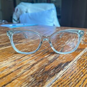 Kate Spade Clear Glasses with Gold Accents